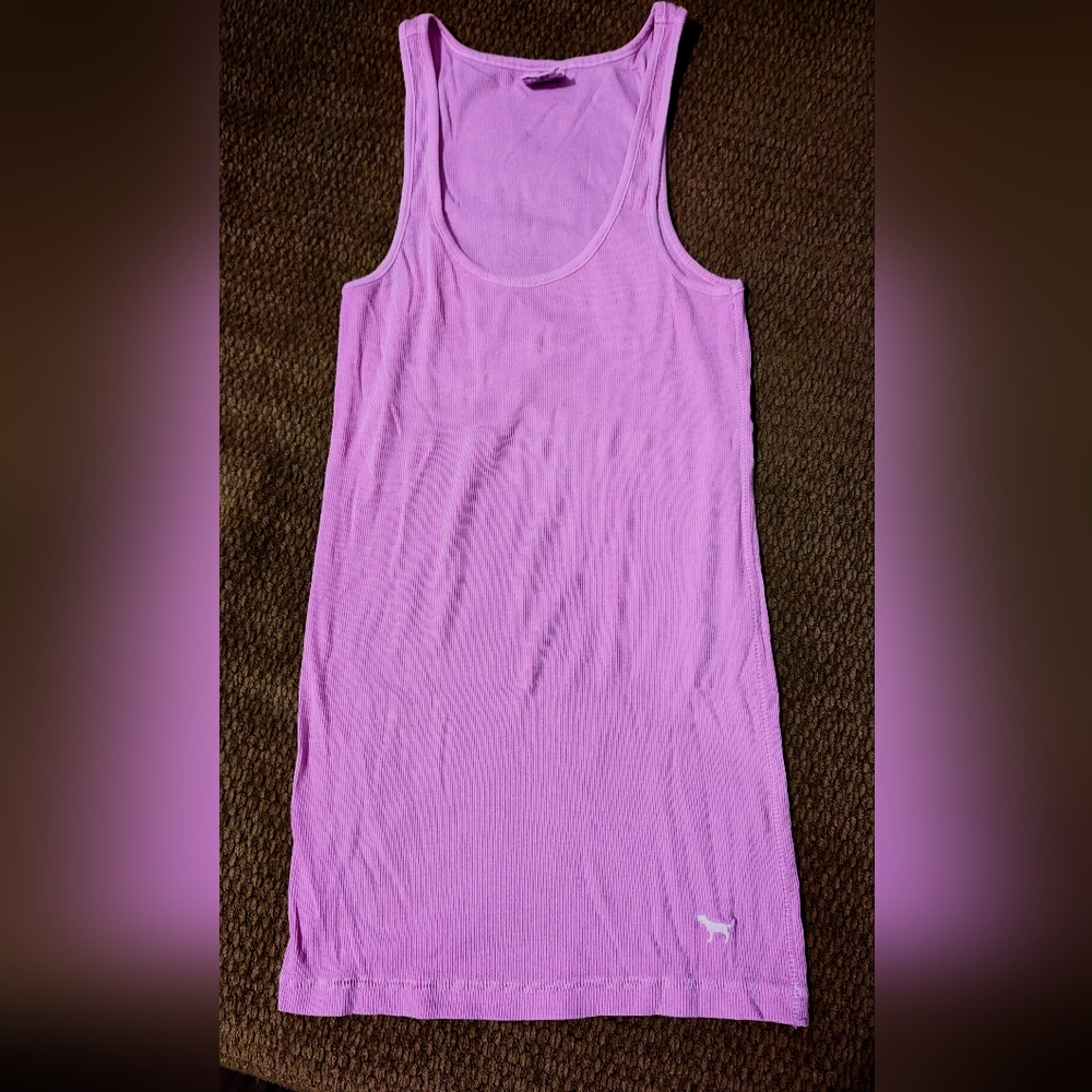PINK Victoria Secret Tank Size Medium, Color Light Purple